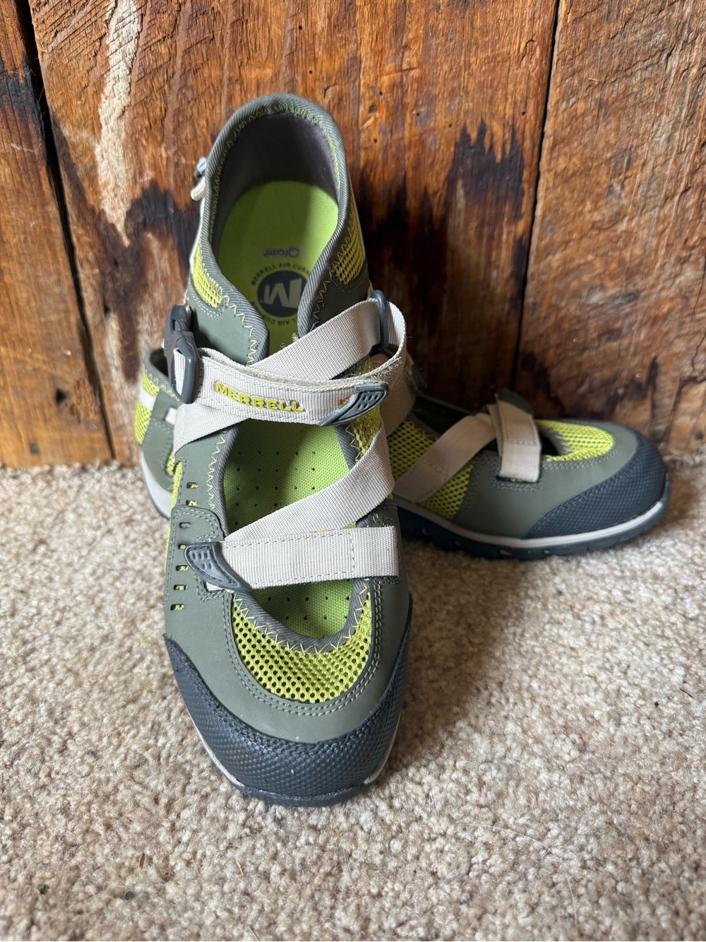Merrell Women’s Olive & Lime Active Sandals